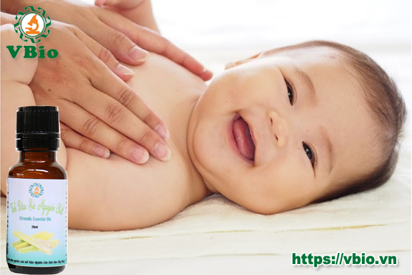 Tác dụng của tinh dầu sả với trẻ sơ sinh