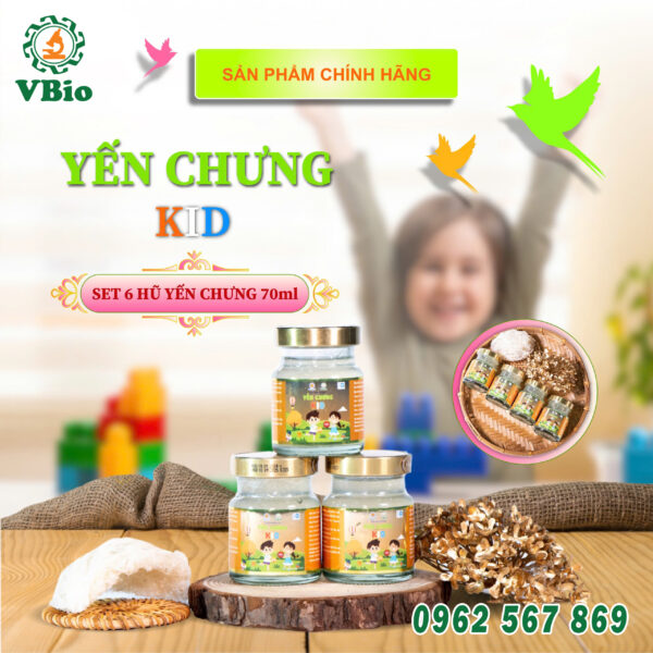 Yến chưng cho bé: Thực Phẩm Bổ Sung Yến Chưng Kids