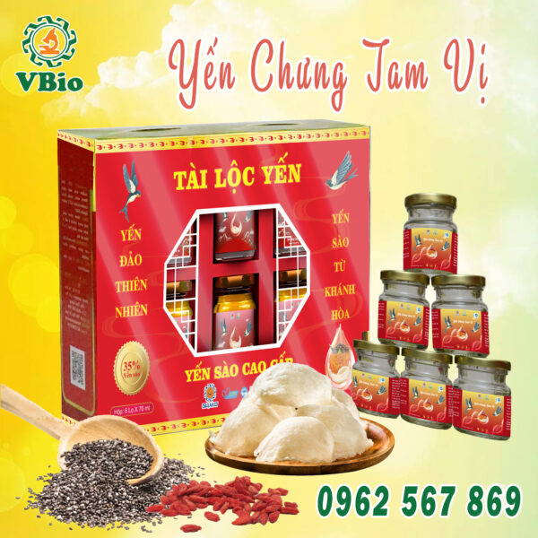 Yến chưng tam vị VBIO