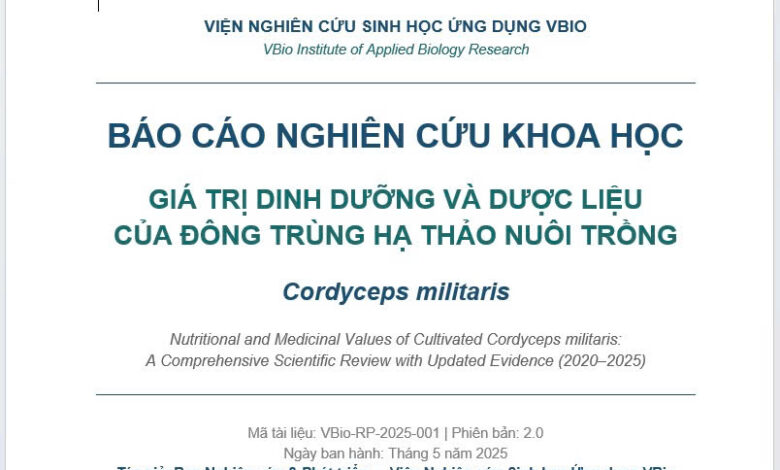 Giá Trị Dinh Dưỡng và Dược Liệu Của Đông Trùng Hạ Thảo Nuôi Trồng